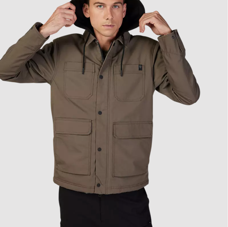 Fox Mercher Casual Jacket in Brown-4